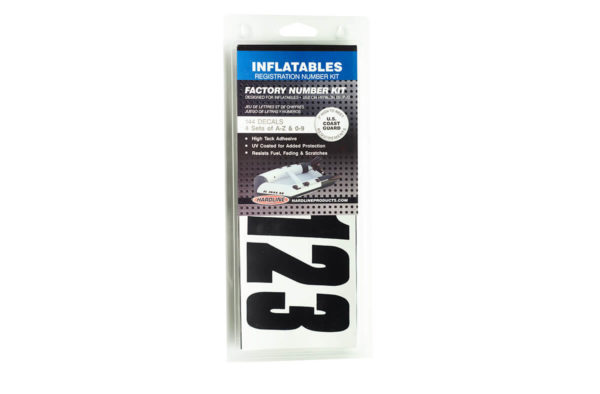 Boat Lettering 3″ Registration kit for Inflatable’s