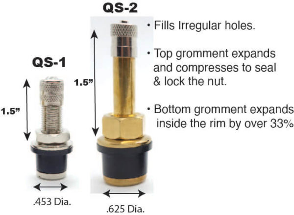 QuikStem™ Push-In Tire Valve Stem System