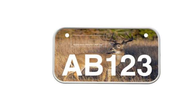 ATV License Plate Kit™ “PVC” with Custom Background Wrap for your ATV/UTV Registration