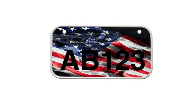 ATV License Plate Kit™ “PVC” with Custom Background Wrap for your ATV/UTV Registration