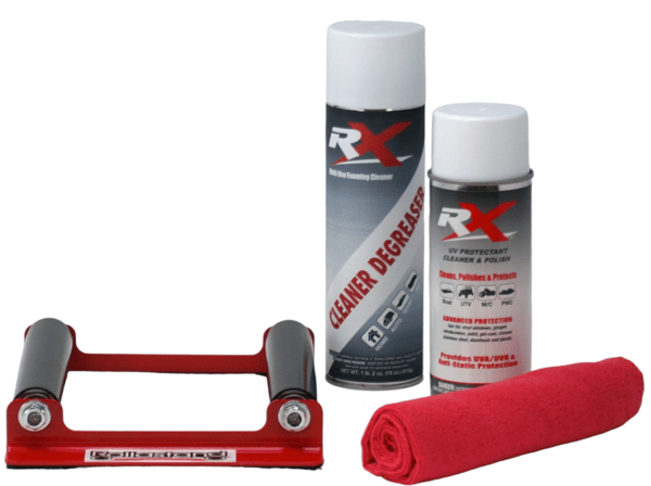 Rollastand™ for Sportbikes, Cleaning & Detail Kit